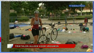 Vrouwentriathlon in het nieuws van TV Gelderland