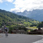 Nienke op Col de la Colombière