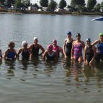 Zwemmen tijdens trainingsweekend Beesd