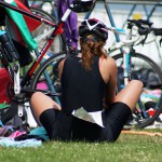 In de wisselzone, Vrouwentriathlon Utrecht