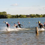 Het open water in