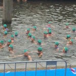 Voor de zwemstart in Utrecht