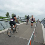 Drukte op bruggetje