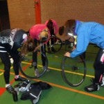 Clinic fietsband wisselen