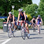 Fietsonderdeel Vrouwentriathlon Beesd